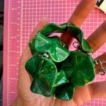 Nine West  Vibrant Green lotus leaves Necklace 22” Photo 7