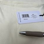 We Wore What  Sz XXL 2XL Ecru Cotton Jersey Halter Cowl Mini Dress Open Back Photo 8