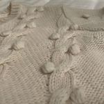 autumn cashmere Cream Popcorn Cable Knit Sweater Womens Size Small Photo 10