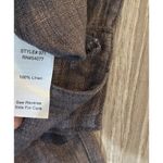 CAbi Brownish Grey Linen Flare Leg Trouser Pants size 8 Photo 3