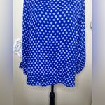 Lilly Pulitzer NTM:  Royal Blueish Purple Langston Blouse with Polka Dots Sz XL Photo 3