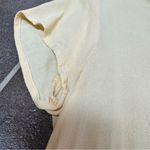 Reformation Tatiana Mini Collared Button Down Short Sleeve Dress Light Yellow 6 Photo 12