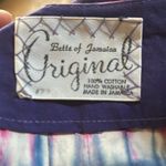 Vintage Bette of Jamaica Floral Purple Pink Blue White Kimono Dress 100% Cotton‎ Size M Photo 9