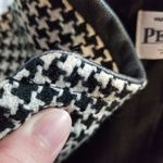 Pendleton  VINTAGE HOUNDSTOOTH WOOL LEATHER TRIM BLAZER Photo 3