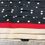 White House | Black Market Black, cream and red statement skirt, size 8. EUC Photo 1
