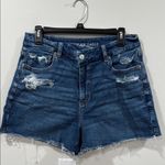 American Eagle  Outfitters Women's Blue Denim Shorts Size 10 EUC Photo 1