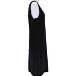 Vintage Beaded Velour Square Neck Knee Length Sleeveless Evening Dress Size L Size L Photo 4