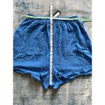 Pretty Little Thing NWT!  Blue Textured Linen Look Floaty Shorts US Size 16 Photo 5