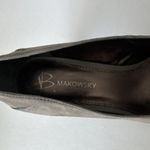 B Makowsky Shoes‎ Gray Suede Leather Nubuck Pumps Heels Neutral Women Size 8 M Photo 8