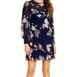 Eliza J Floral Asymmetrical Ruffle Shift Dress Womens Size 4 NWOT Photo 11