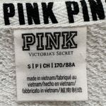 PINK - Victoria's Secret PINK Victoria’s Secret Oatmeal Half Zip Pull Over Sweatshirt Photo 9