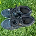 ALDO  Black Gold Shimmer High Heel Sneakers Womens shoes Sneaker size 8.5 Photo 4