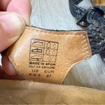 Taos Trulie Leather Sandals Black Braided Slingback Size 6 Photo 11