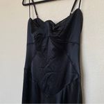 House Of CB  S A-C  'Anabella' Black Lace Up Maxi Dress‎ NWOT Photo 9