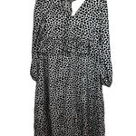 One One Six Ruffle Maxi Layered Dress, New with Tags Black Photo 3