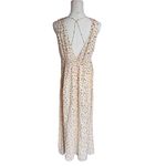 Ba&sh - Beck Flowy Maxi Dress in Ecru Leopard Print Sz 2/US 6 Photo 7