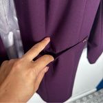 Calvin Klein NWOT Women's Collarless Topper Jacket Purple Size 18W Photo 3
