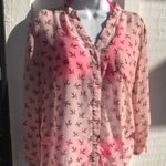 No Boundaries 2/$30 was $18  s13 swallow tail top button down Photo 6