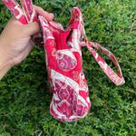 Vera Bradley Vera Bradly Retired Red Pink Paisley Double Strap Triple Compartment purse Photo 3