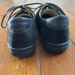 Hartjes Women's Lace Up Leather Oxford Nubuck Suede Sneaker Shoes Black US 9 Photo 3