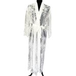 NWT Rya Collection Darling Robe Women’s MEDIUM / LARGE Lace Mesh Ivory Bridal White Size undefined Photo 4