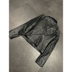 Women's New York & Company Black Faux Leather Jacket Size‎ Small 200 Photo 7