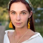 NEW! BOHO Rose Gold Geometric and Yellow Fringe Tassel Earrings Photo 6