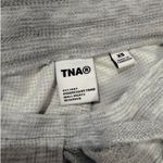 Aritzia TNA  waffle knit pants light grey Photo 1