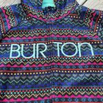 Burton Women's Aztec Peak Fleece Lined Colorful Hoodie Jacket Size XL Photo 4