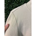 COS  CREAM PULLOVER SWEATSHIRT MOCK NECK SZ MEDIUM Photo 2