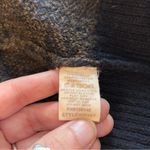 Mystree  black and brown plaid open sweater cardigan uneven hemline size S grunge Photo 5