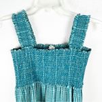 Rails Rumi Augusta Mini Check Smocked Bodice Ruffle Hem Dress Size Medium Photo 7