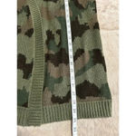 Love by Design Camo Open Cardigan Size Large Sweater Green Fall Warm Trendy Camouflage Photo 5
