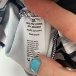 Starting Point SZ XL black and white floral print racerback sports bra Photo 3