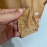 Sincerely Jules Silky Spaghetti Strap Animal Print Bodysuit Size Small Tan Photo 6