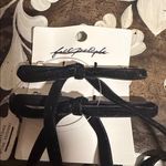 Free People Black Velvet Hair Bands Photo 2