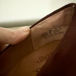 Clarks  Chunky Round Toe Heel in Burgundy Suede Leather - Size 6 Photo 5