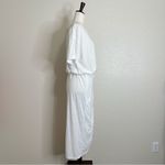 Free People Beach White Tie Waist Midi Dress, Sz Small Photo 6