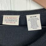 American Vintage Vintage 90s Y2K Classic Elements Woman Holiday Cardigan Sweater Plus Size 20-22W Photo 3