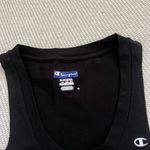 Champion  Black Campus Sleeveless Stretch Bodycon Mini Tank Dress Sz Xs Photo 2