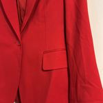 Stella McCartney  single breasted 100% wool red jacket blazer spring 38 - 2 Photo 5