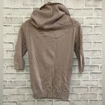 EXPRESS Women’s  tan colored wide turtleneck 1/2 sleeve sweater XS Photo 1