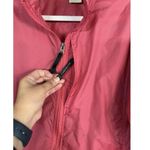 L.L.Bean Vintage Women’s Salmon Hooded Raincoat Windbreaker Jacket O BUX3 Large Photo 5