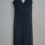 Social Bridesmaids Black Sleeveless Ruched Dress 16 Photo 0
