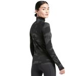 Athleta  - Momentum Camo Quarter Zip Top Black Sz L Photo 1
