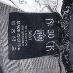 A pea in the pod M Flare Faded Look Stitched Pocket Maternity Jeans Gray Black Photo 12