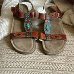 Spring Step NEW 🆕 Brown and Teal  Sandals women’s Photo 2