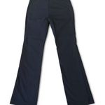 Ecru cotton-blend Stretch Flared Pants midnight blue size 4 Photo 1
