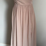 Birdy Grey  August Convertible Chiffon Taupe Champagne Bridesmaid Dress Womens XS Photo 0