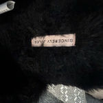 Sincerely Jules Sincerely Jewels Black Fur pearl slippers! Cute & Cozy Photo 2